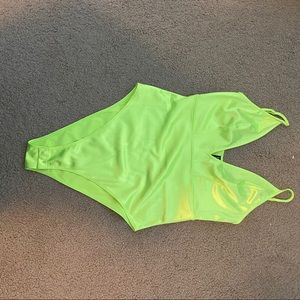 H&M Neon yellow bodysuit